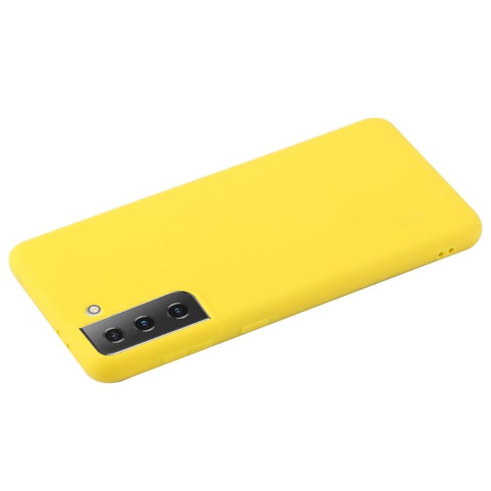 Bild 3, Samsung Galaxy S22 Plus Skal Matt TPU Gul