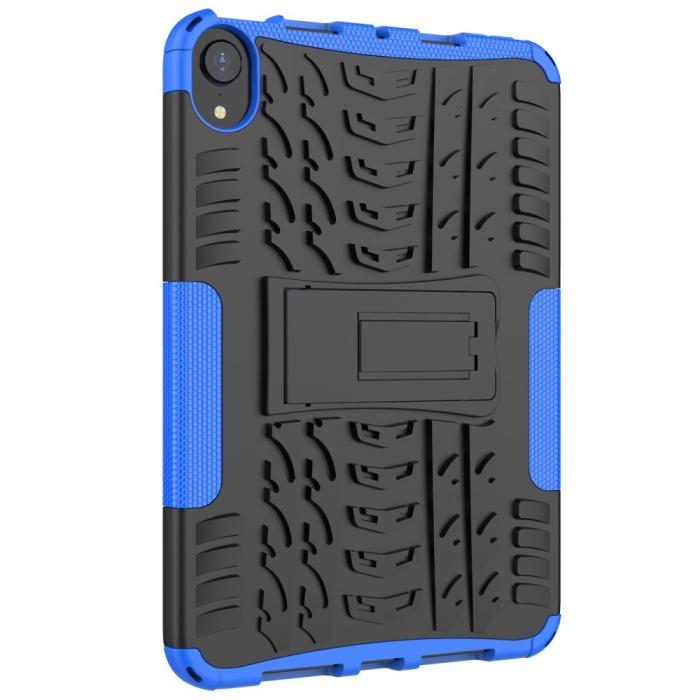 Bild 4, iPad Mini 2024/2021 Skal Rugged Kickstand Armor Blå