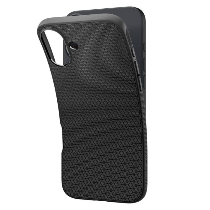 Bild 6, Spigen iPhone 16 Plus Skal Liquid Air Matt Svart