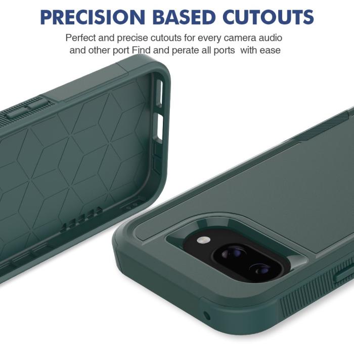 Bild 4, Google Pixel 9a Skal Extreme Shockproof Hybrid Grön