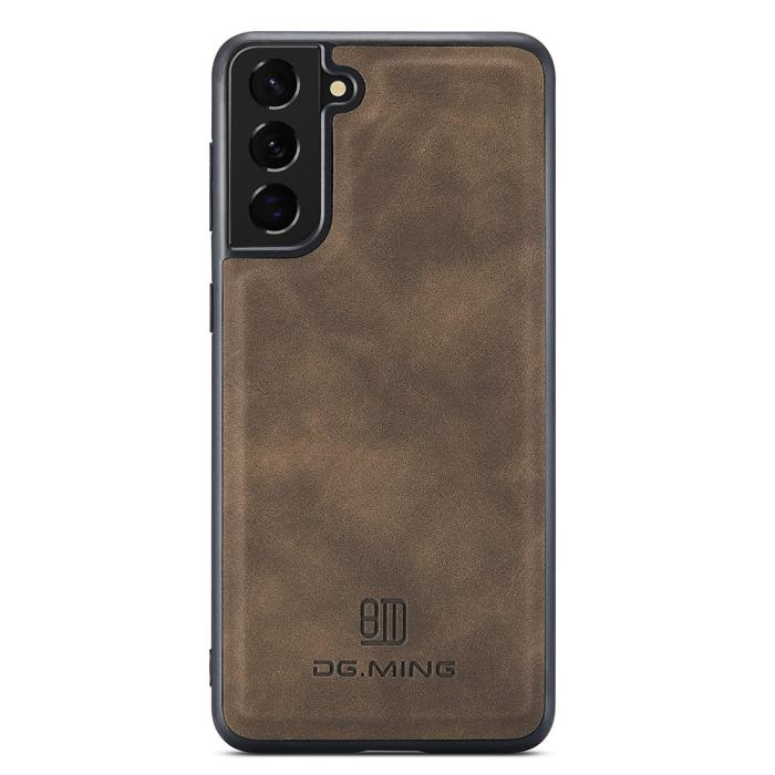 Bild 1, DG.MING Samsung Galaxy S22 Plus Skal Läderbelagt Mörk Brun