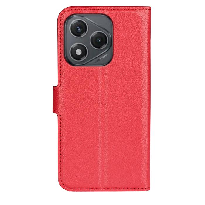 Bild 3, Honor 400 Smart Fodral Litchi Läder Röd