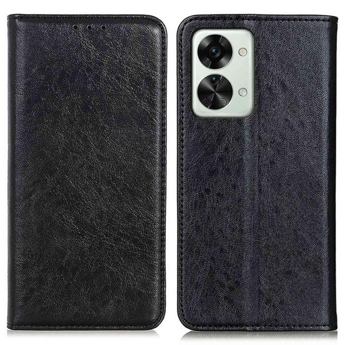 Bild 1, OnePlus Nord 2T 5G Fodral Flip Läder Svart