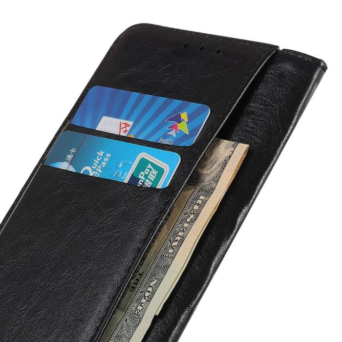 Bild 4, OnePlus Nord 2T 5G Fodral Flip Läder Svart