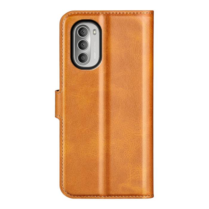 Bild 3, Motorola Moto G51 Fodral PU Läder Brun