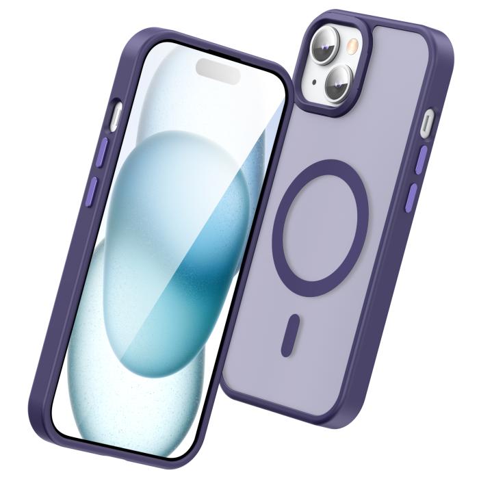 Bild 3, ColorPop iPhone 15 Plus/14 Plus Skal CH MagSafe Matt Lila