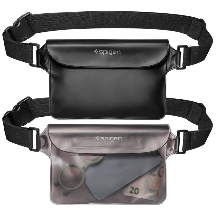 Bild 6, Spigen 2-PACK Universal Vattentät Midjeväska Svart