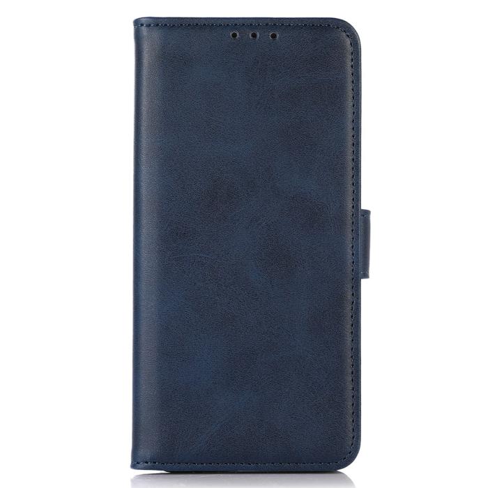 Bild 5, Sony Xperia 10 VI Läder Fodral Läder Solid Blå