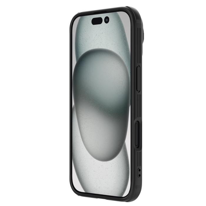 Bild 5, NILLKIN iPhone 16 Pro Skal CamShield Prop Kickstand Svart
