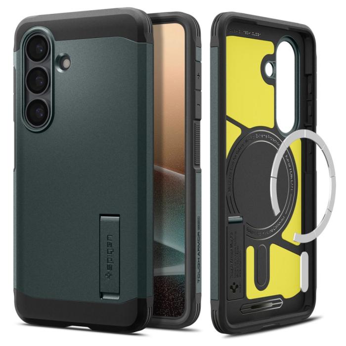 Bild 2, Spigen Galaxy S26 Plus Skal MagSafe Tough Armor Abyss Green