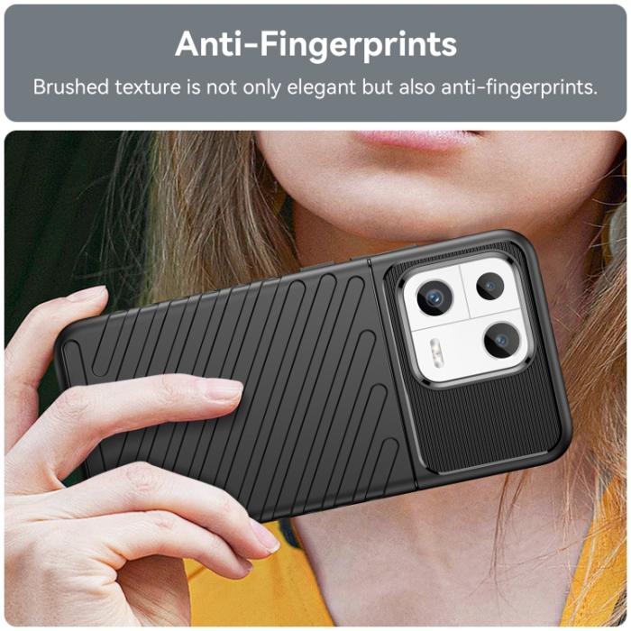 Bild 5, Xiaomi 13 5G Skal Twill Textur Svart