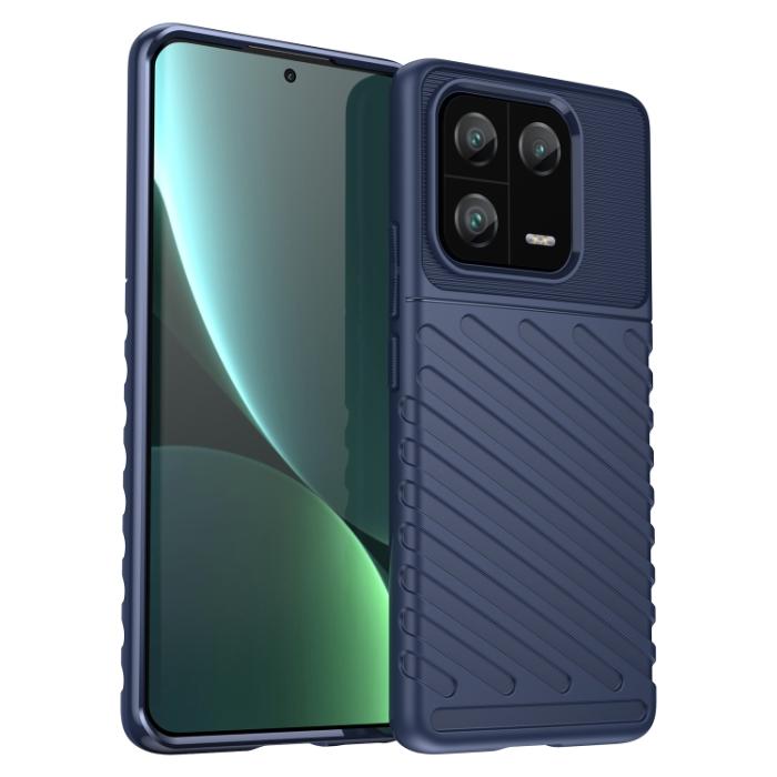 Bild 1, Xiaomi 13 Pro 5G Skal Twill Textur Blå