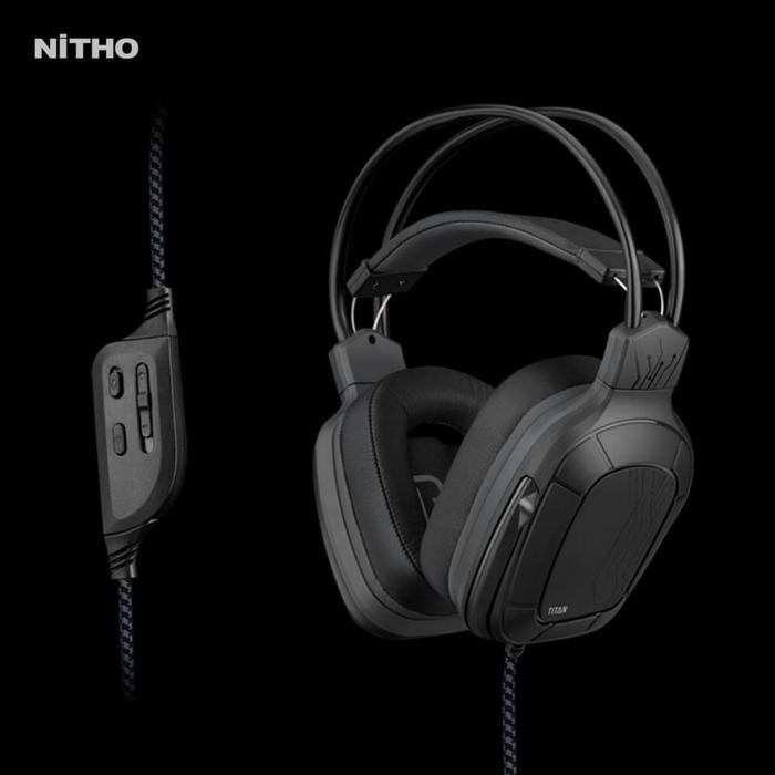 Bild 7, NITHO Headset Gaming Titan 7.1 Svart