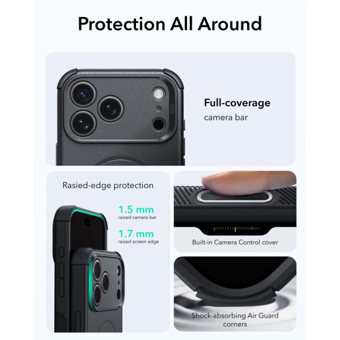 Bild 3, ESR iPhone 18 Pro Max / 17 Pro Max Skal MagSafe Cyber Tough