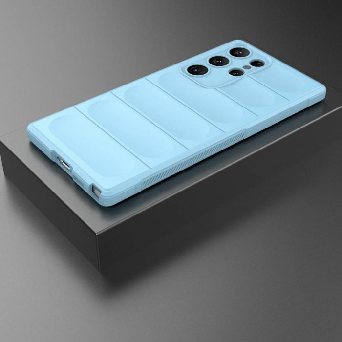 Bild 6, Samsung Galaxy S23 Ultra Skal Magic Shield Ljus Blå