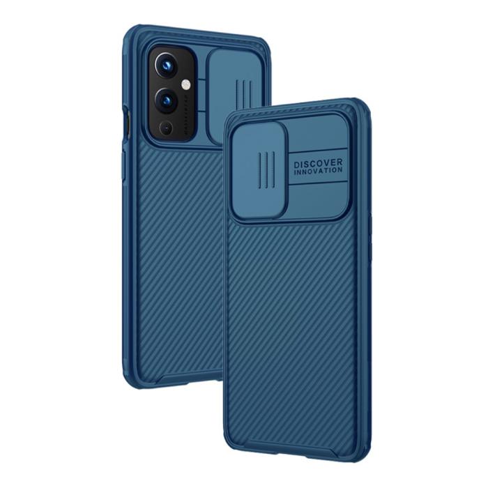 Bild 1, OnePlus 9 - NILLKIN CamShield Pro Skal - Blå