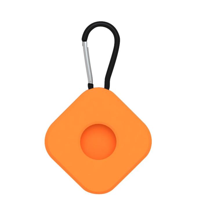 Bild 1, AirTag Hållare I Silikon Med Ringhållare - Orange