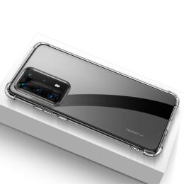 Huawei P40 - Stöttåligt TPU Skal - Transparent