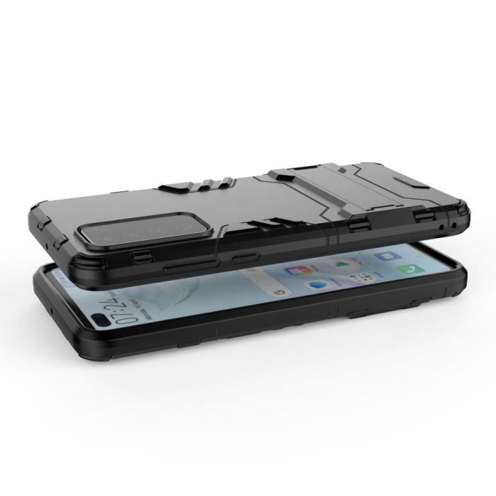Bild 3, Huawei P40 - Hybrid Skal med Kickstand - Svart