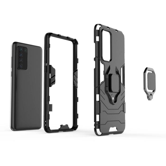 Bild 2, Huawei P40 - Hybrid Ring Skal - Svart