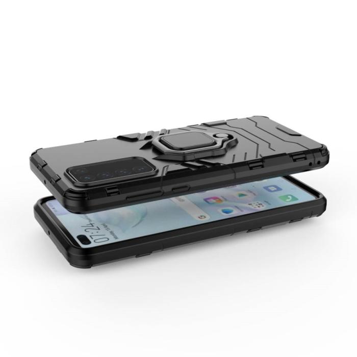 Bild 3, Huawei P40 - Hybrid Ring Skal - Svart