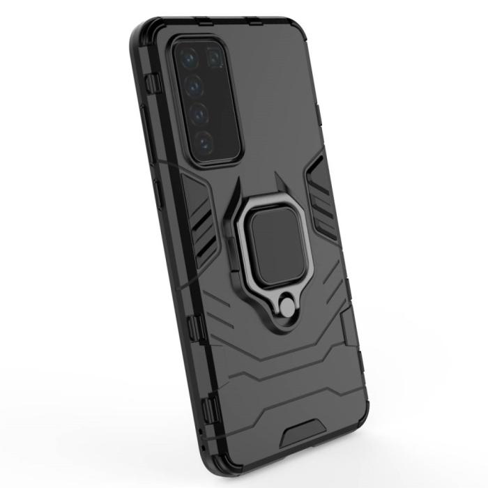 Bild 4, Huawei P40 - Hybrid Ring Skal - Svart