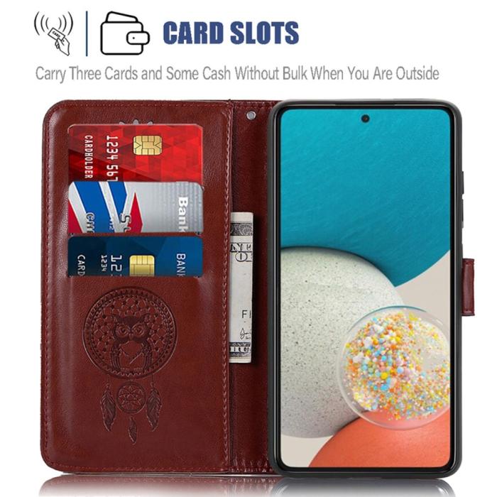 Bild 5, Samsung Galaxy A53 5G Fodral Dream Catcher Brun