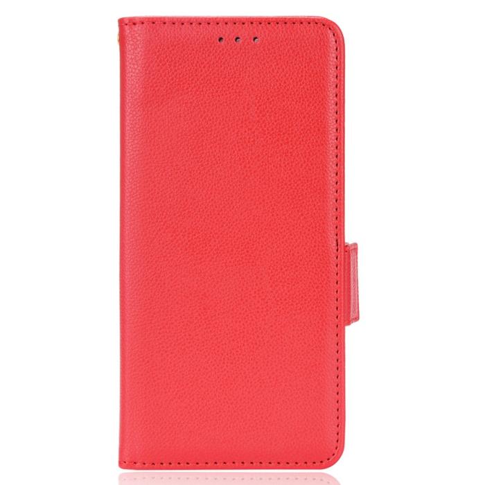Bild 2, Xiaomi Redmi Note 11 Pro 5G Fodral Litchi Textur Röd