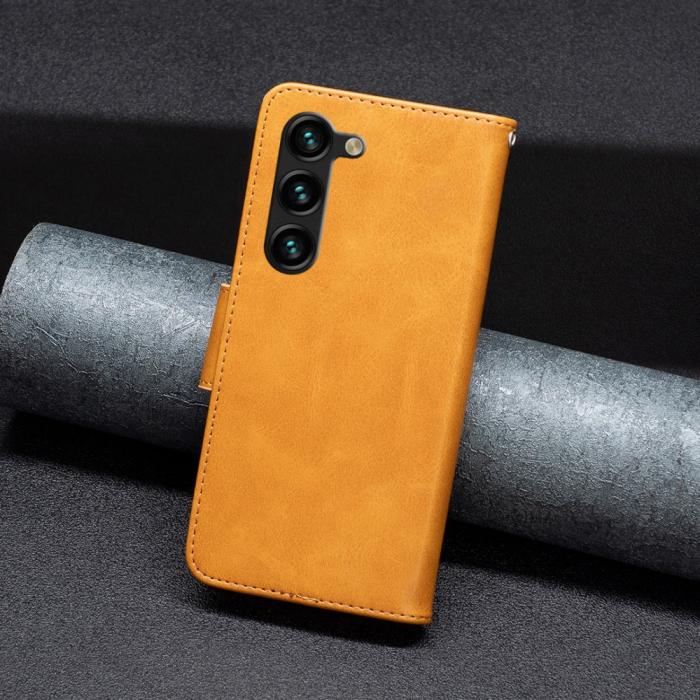 Bild 6, Galaxy S25 Plus / S24 Plus Fodral Solid Shark Läder Brun