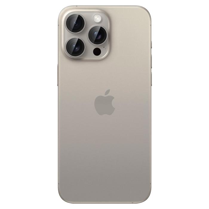 Bild 3, Spigen iPhone 16/15/14 Pro/Pro Max 2-PACK Linsskydd GLAS.tR 
