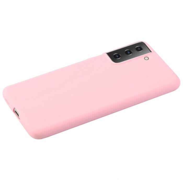Bild 2, Samsung Galaxy S22 Plus Skal Matt TPU Ljus Rosa