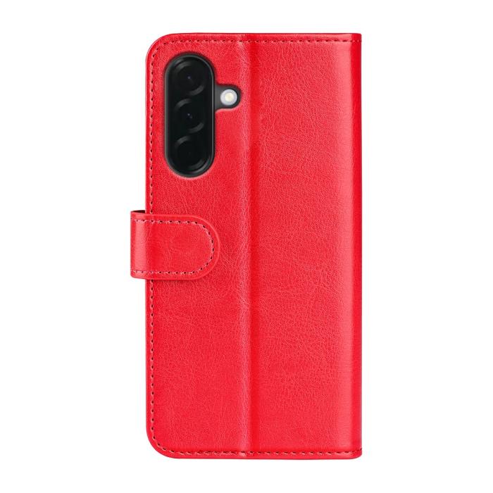 Bild 6, Samsung Galaxy A37 5G Fodral Crazy Horse Läder Röd