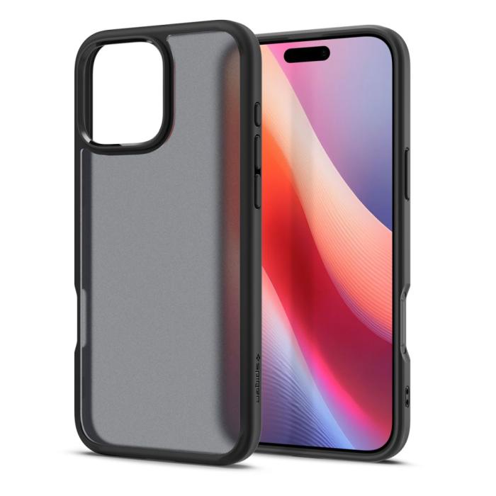 Bild 2, Spigen iPhone 16 Pro Skal Ultra Hybrid Frostad Svart
