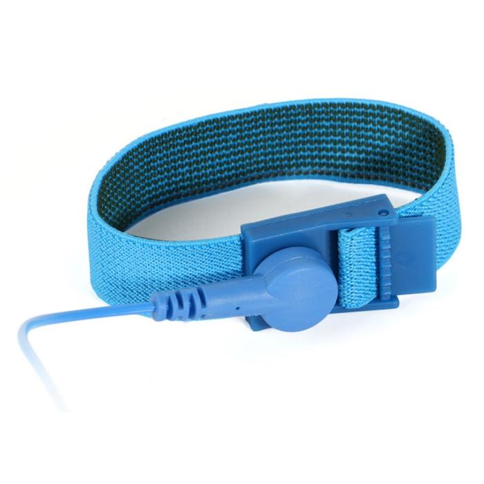 Bild 4, Antistatiskt ESD Armband Justerbart Blå