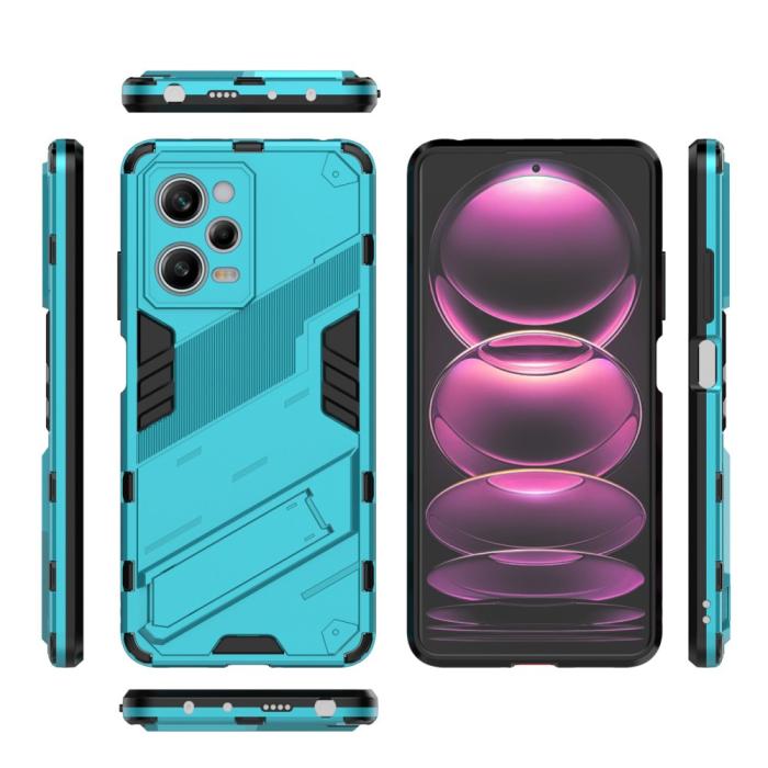Bild 5, Xiaomi Redmi Note 12 Pro 5G Skal Hybrid Kickstand Blå