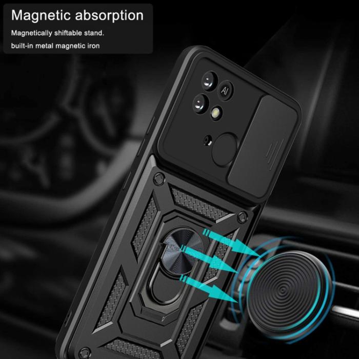Bild 4, Xiaomi Redmi 10C Skal Hybrid CamShield Silver