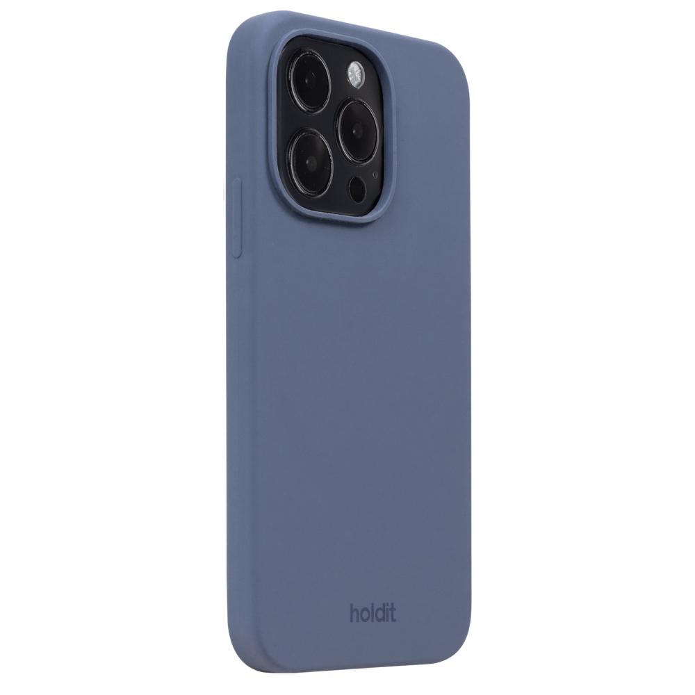 holdit iPhone 14 Pro Skal Silikon Pacific Blue