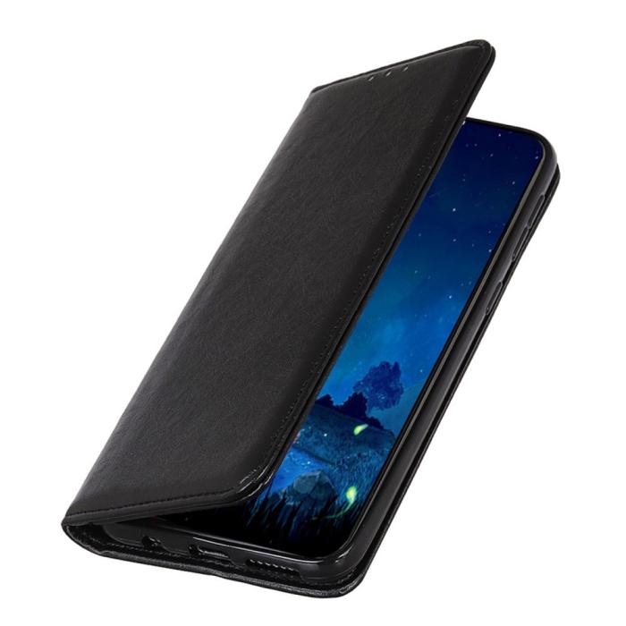 Bild 5, OnePlus Nord 2T 5G Fodral Flip Läder Svart