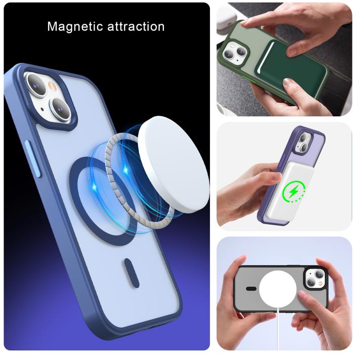 Bild 6, ColorPop iPhone 15 Plus/14 Plus Skal CH MagSafe Matt Lila