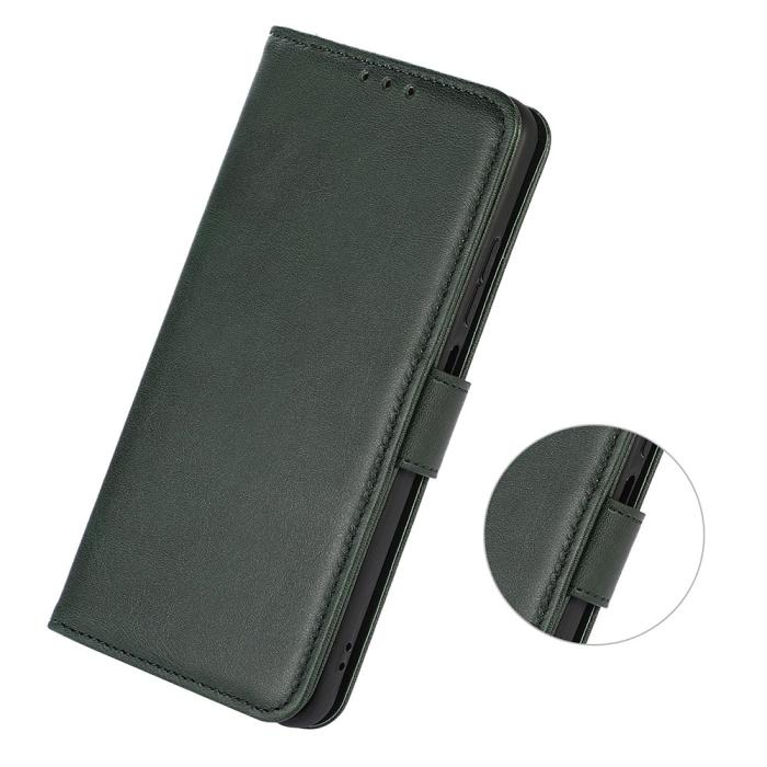 Bild 4, Sony Xperia 10 VI Läder Fodral Läder Solid Grön