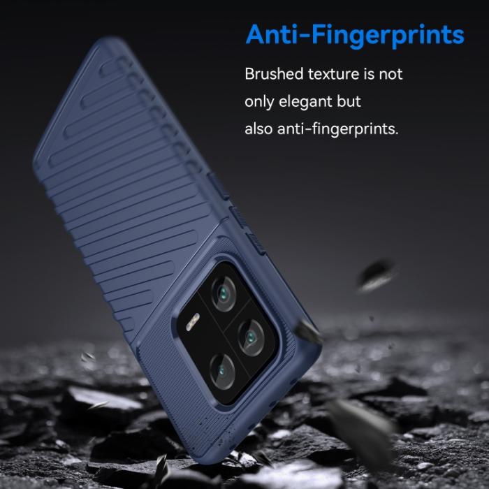 Bild 3, Xiaomi 13 Pro 5G Skal Twill Textur Blå