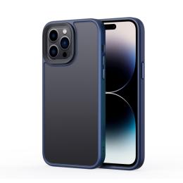 iPhone 15 Pro Max Skal Frostad Hybrid Blå