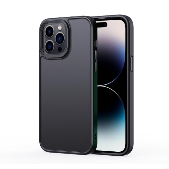 Bild 1, iPhone 15 Pro Max Skal Frostad Hybrid Svart
