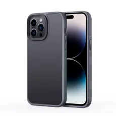 iPhone 15 Pro Max Skal Frostad Hybrid Gr&aring;