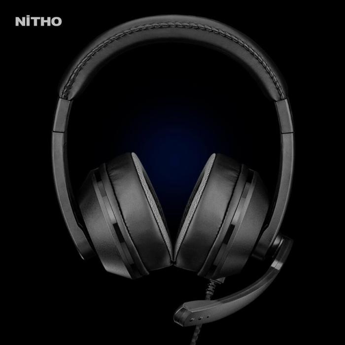 Bild 3, NITHO Headset Gaming NX100S Svart