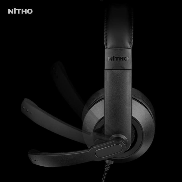 Bild 4, NITHO Headset Gaming NX100S Svart