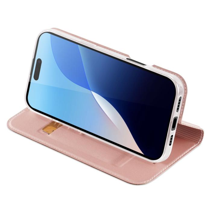 Bild 3, DUX DUCIS iPhone 16 Pro Fodral Skin Pro Series Roséguld