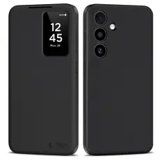 Tech-Protect Samsung Galaxy S25 FE Fodral L&auml;der Svart