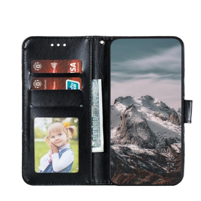 Bild 4, Samsung Galaxy A24 5G Fodral Mandala Läder Svart