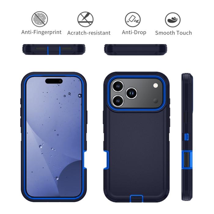 Bild 5, iPhone 17 Pro Skal Extreme Shockproof Hybrid Blå